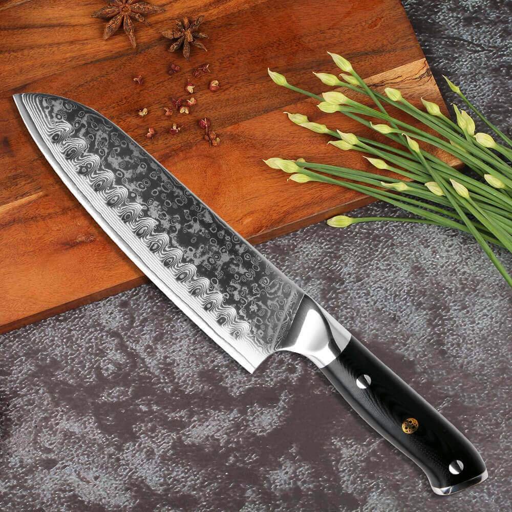 Japanese Kitchen Knives 8 Inch Damascus Steel Knives